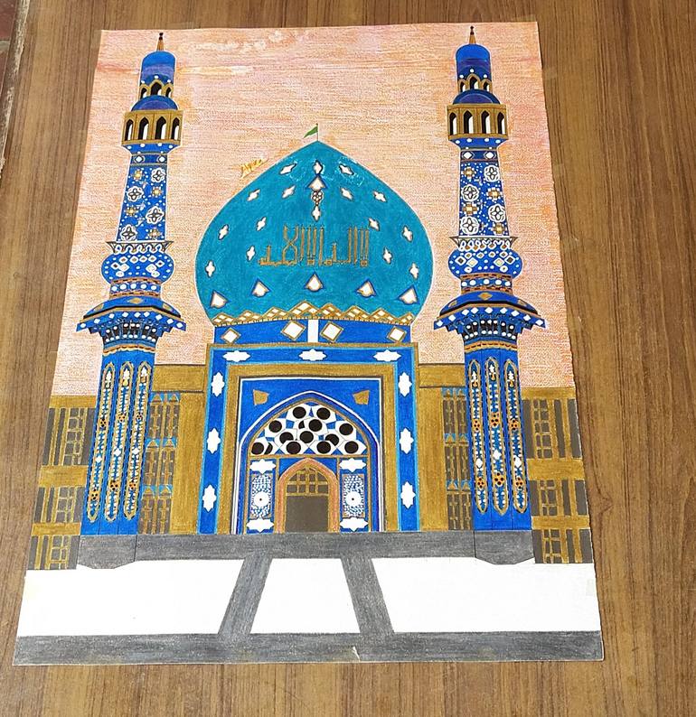 Original Architecture Painting by Abrar Abbas