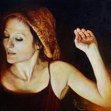 Original Figurative Women Paintings by Jolanda Richter