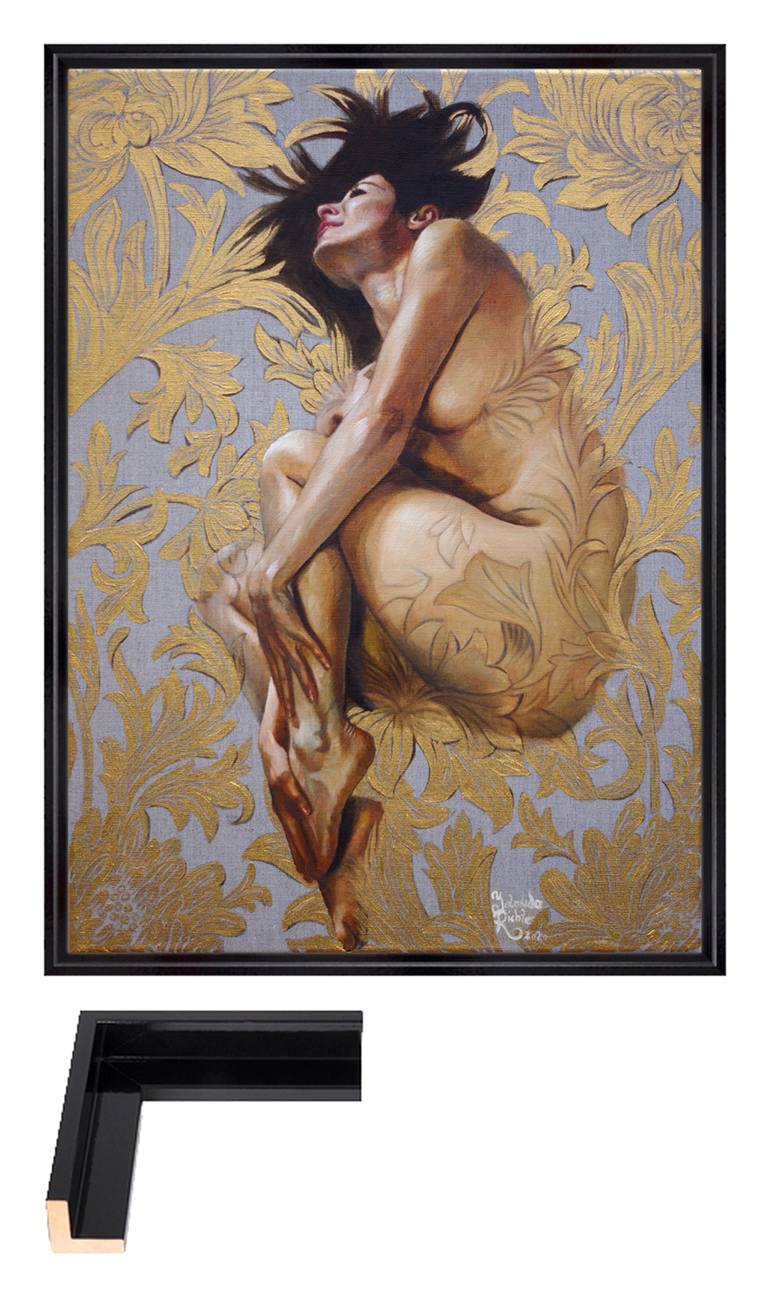 Original Figurative Nude Painting by Jolanda Richter