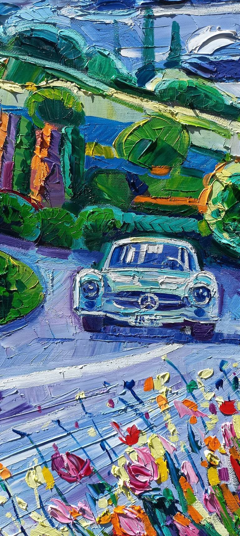 Original Contemporary Automobile Painting by Vanya Georgieva