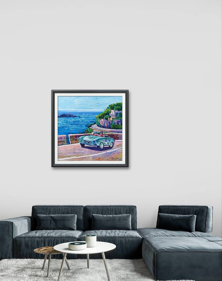 Original Car Painting by Vanya Georgieva