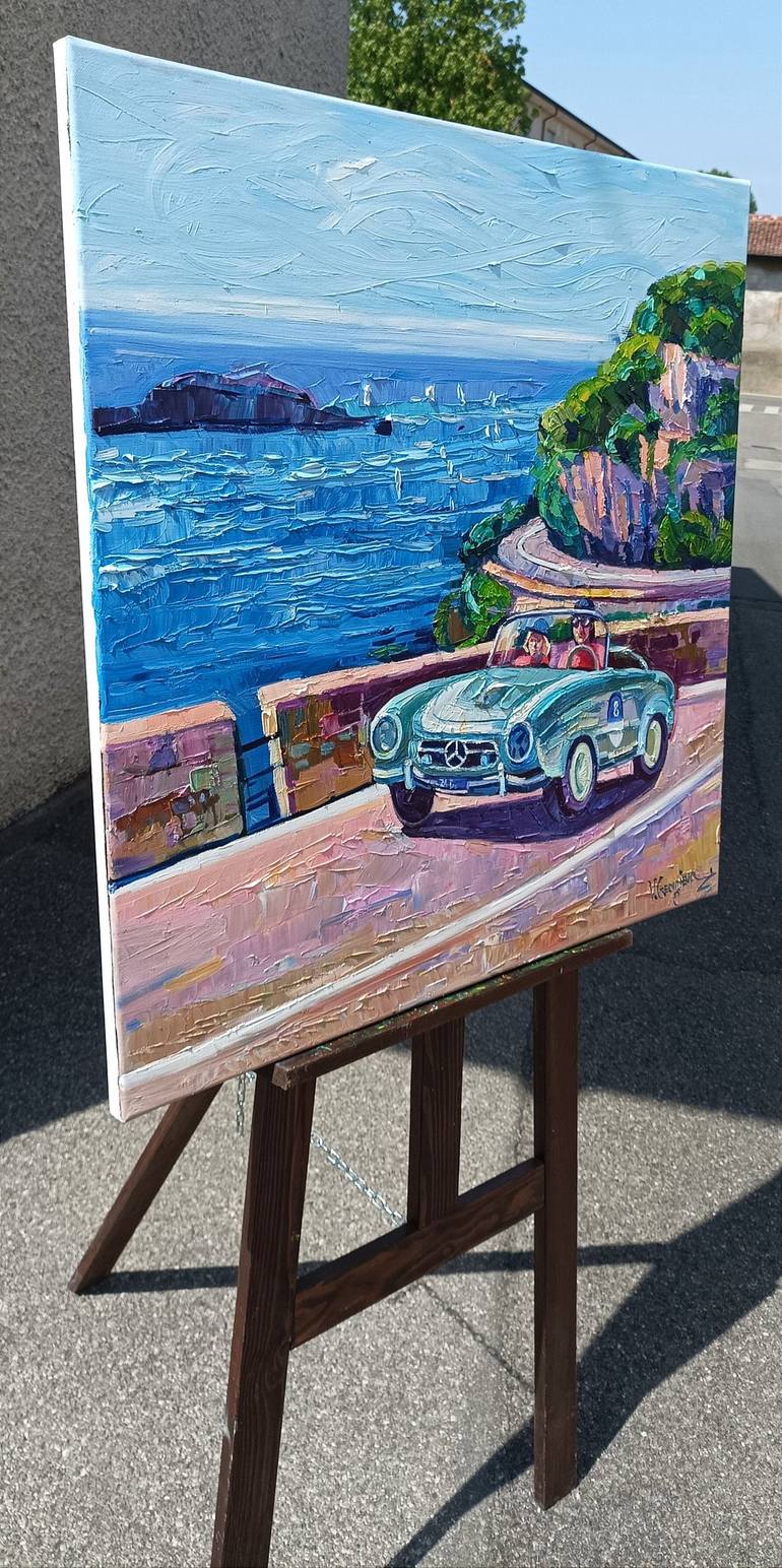 Original Car Painting by Vanya Georgieva