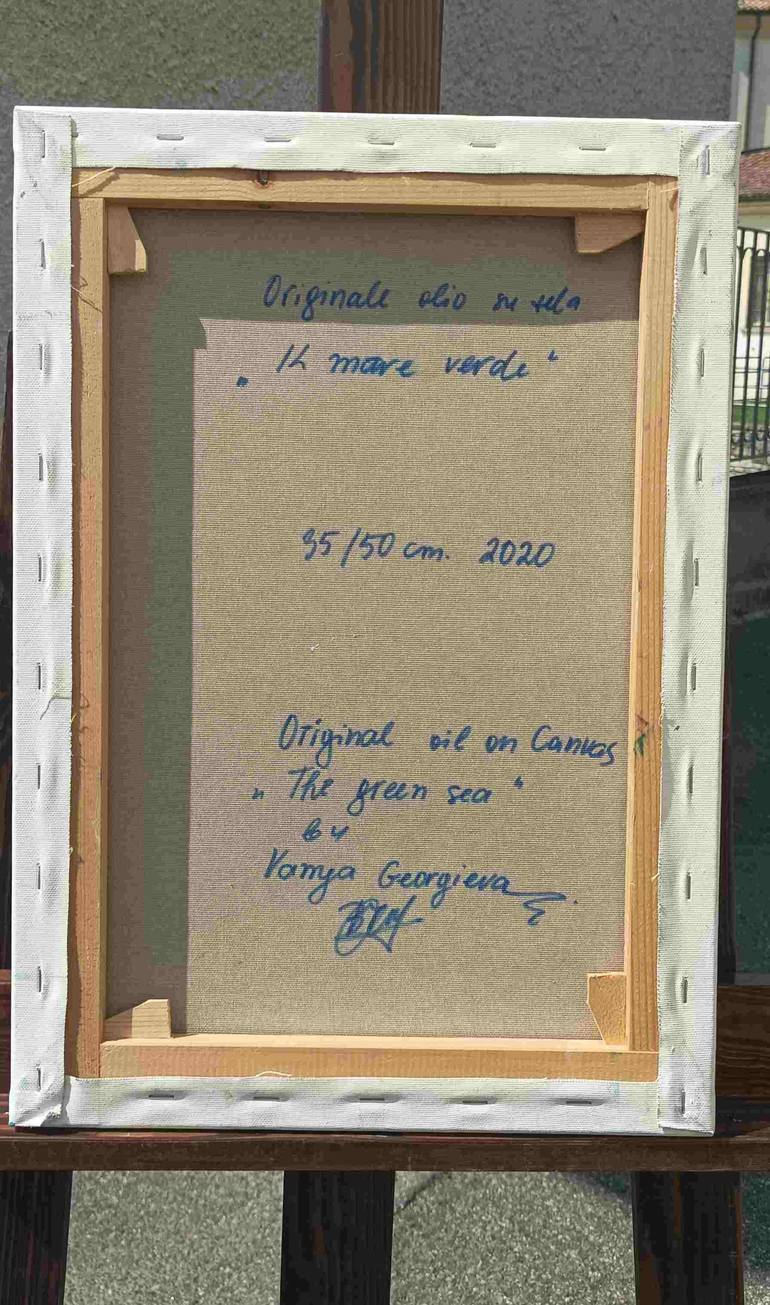 Original Cubism Seascape Painting by Vanya Georgieva