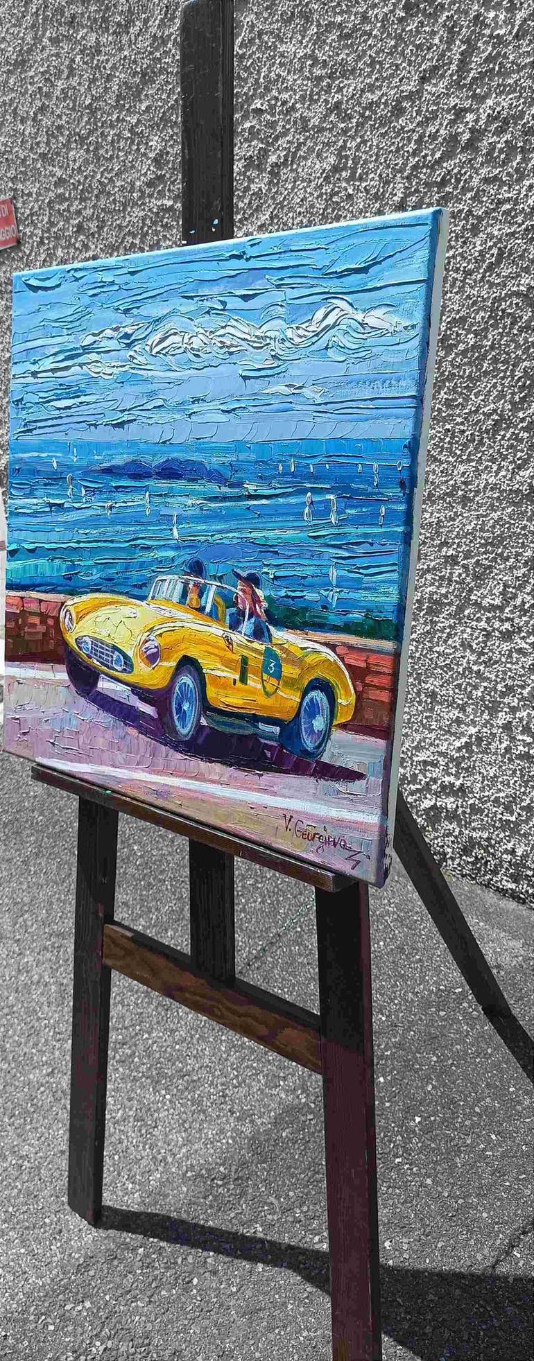 Original Car Painting by Vanya Georgieva