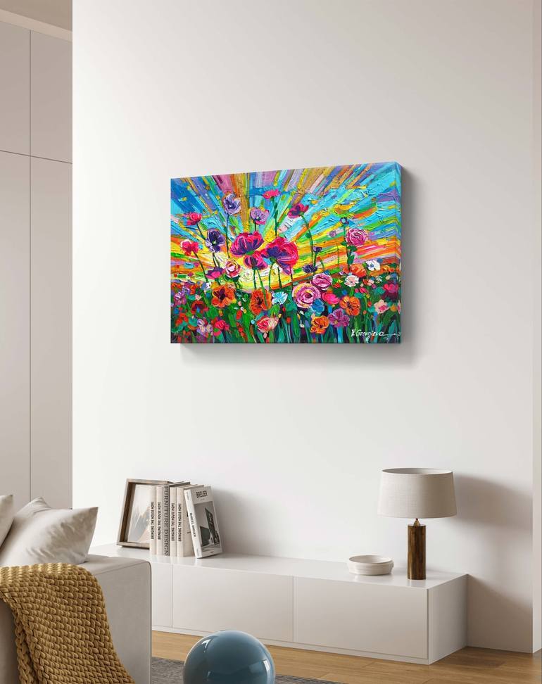 Original Floral Painting by Vanya Georgieva