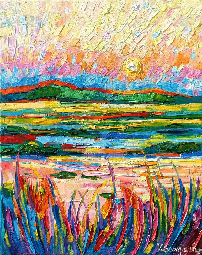 Print of Abstract Expressionism Nature Paintings by Vanya Georgieva
