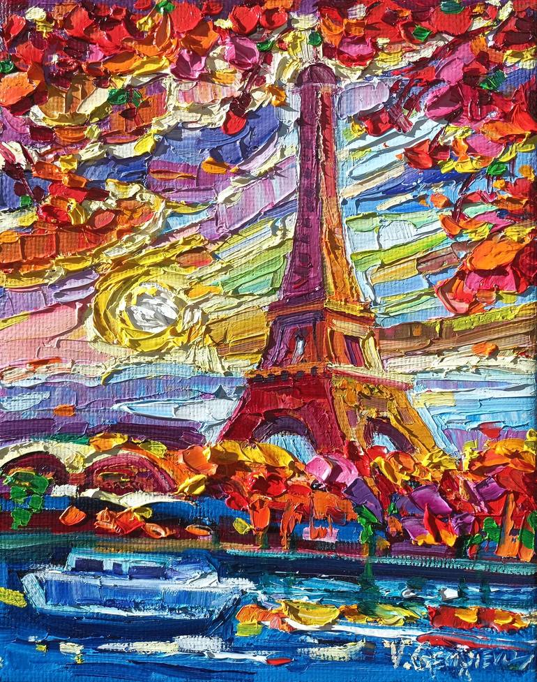 Print of Abstract Expressionism Cities Paintings by Vanya Georgieva