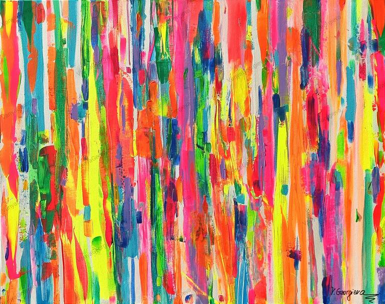 Print of Abstract Expressionism Abstract Paintings by Vanya Georgieva