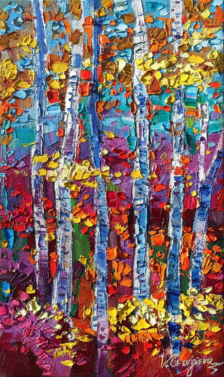 Print of Abstract Expressionism Landscape Paintings by Vanya Georgieva