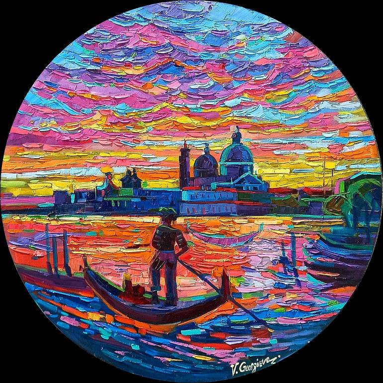 Print of Abstract Expressionism Cities Paintings by Vanya Georgieva