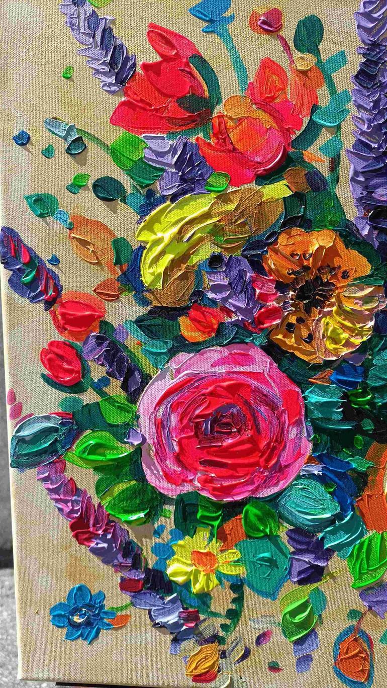 Original Floral Painting by Vanya Georgieva