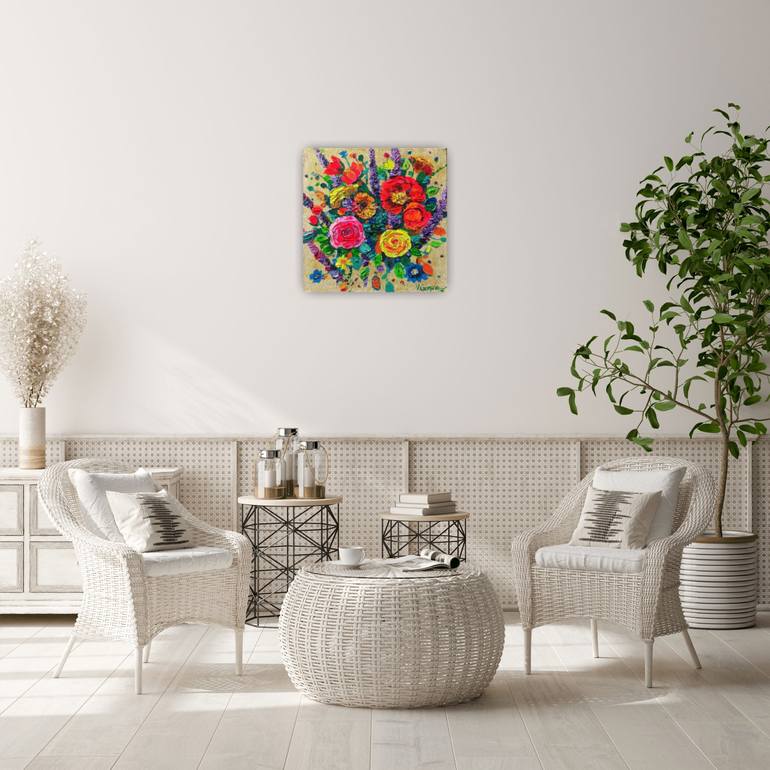 Original Floral Painting by Vanya Georgieva