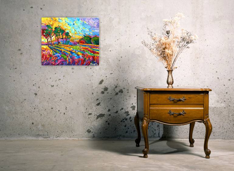 Original Abstract Expressionism Abstract Painting by Vanya Georgieva
