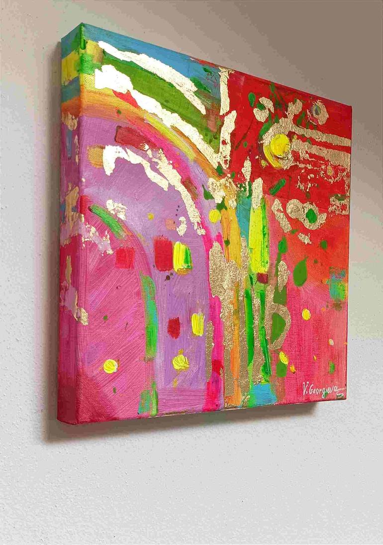 Original Abstract Expressionism Abstract Painting by Vanya Georgieva