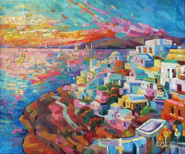 Original Impressionism Cities Paintings by Vanya Georgieva