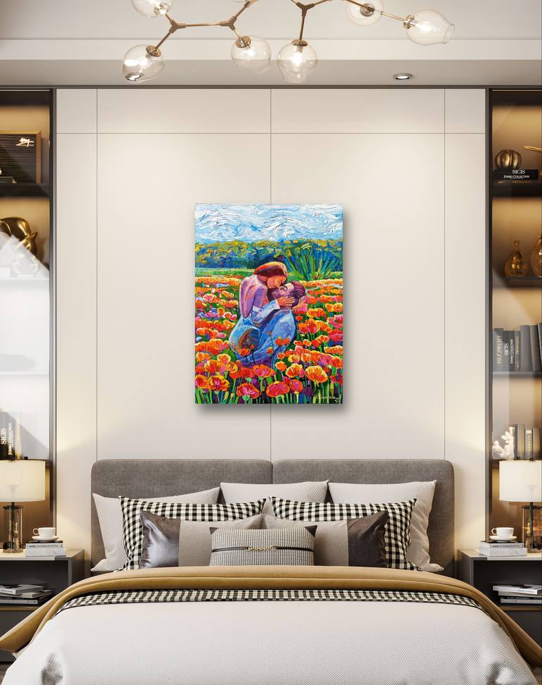 Original Impressionism People Painting by Vanya Georgieva