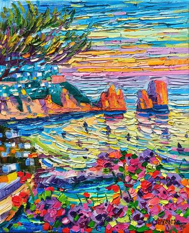 Original Abstract Expressionism Seascape Paintings by Vanya Georgieva