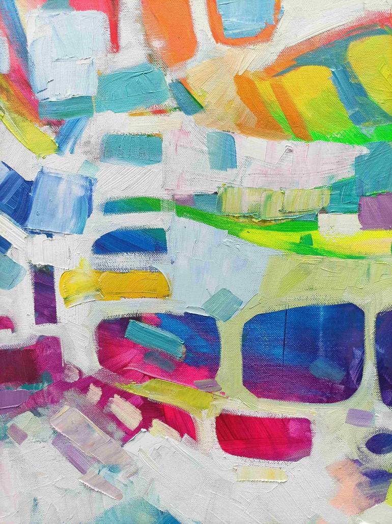 Original Abstract Expressionism Abstract Painting by Vanya Georgieva