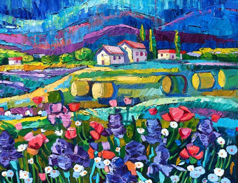 Original Impressionism Landscape Painting by Vanya Georgieva