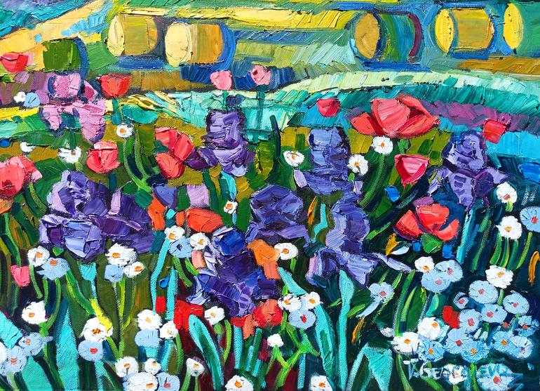 Original Impressionism Landscape Painting by Vanya Georgieva