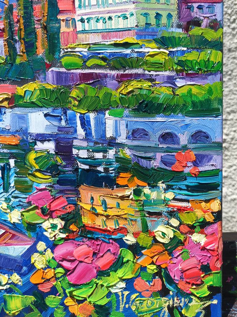 Original Abstract Expressionism Landscape Painting by Vanya Georgieva