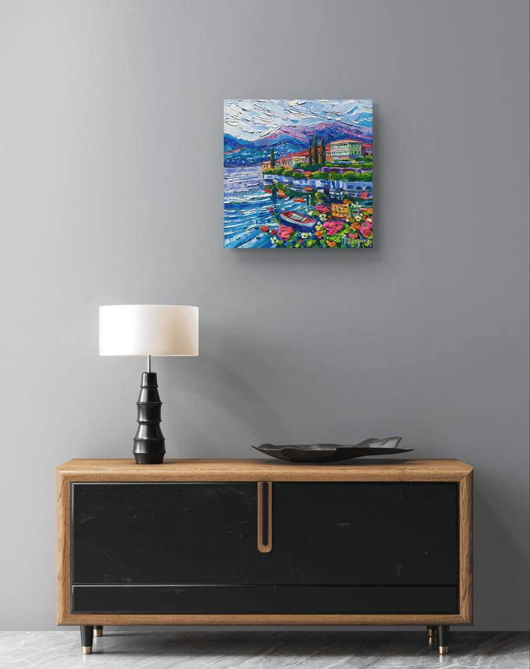 Original Abstract Expressionism Landscape Painting by Vanya Georgieva