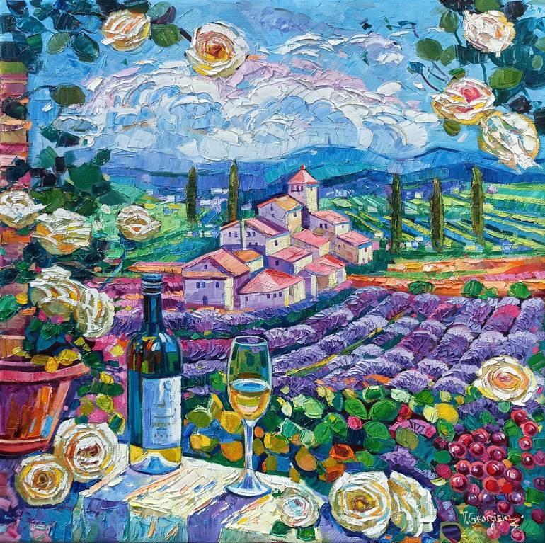 Print of Contemporary Landscape Paintings by Vanya Georgieva
