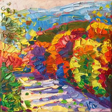 Original Abstract Expressionism Nature Paintings by Vanya Georgieva