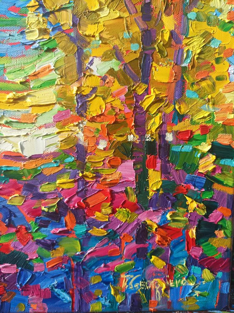 Original Impressionism Landscape Painting by Vanya Georgieva