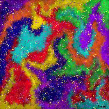 Print of Abstract Expressionism Abstract Digital by Aaron Naqvi