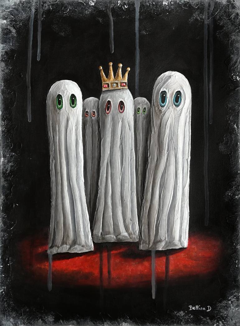 Original Conceptual Fantasy Paintings by Bettina Dupont