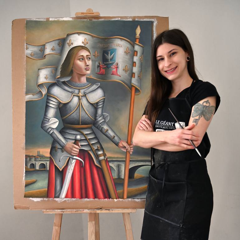 Original Portraiture Women Painting by Bettina Dupont