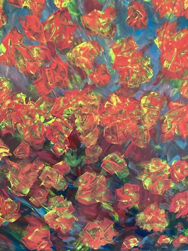Original Abstract Expressionism Botanic Mixed Media by Elon  Drake  - New York City