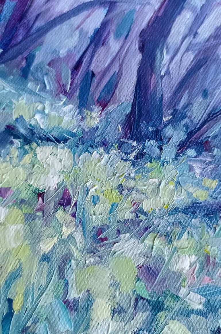 Original Impressionism Landscape Painting by Adrienn Pécsek