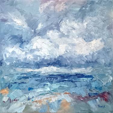 Abstract Seascape With Clouds thumb