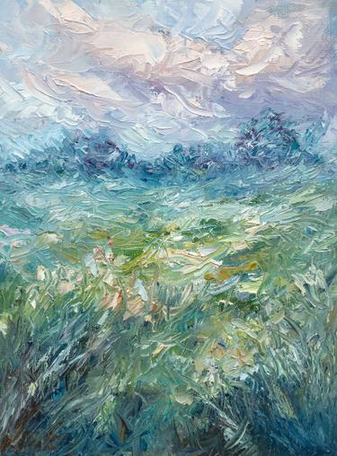 Original Impressionism Landscape Paintings by Adrienn Pécsek