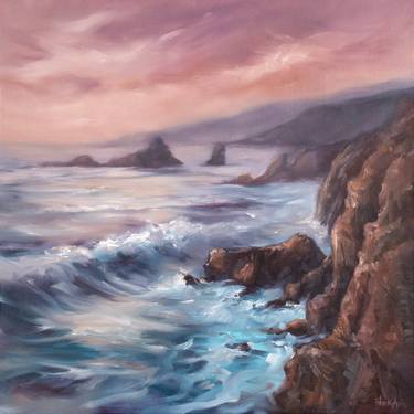 Original Seascape Paintings by Adrienn Pécsek