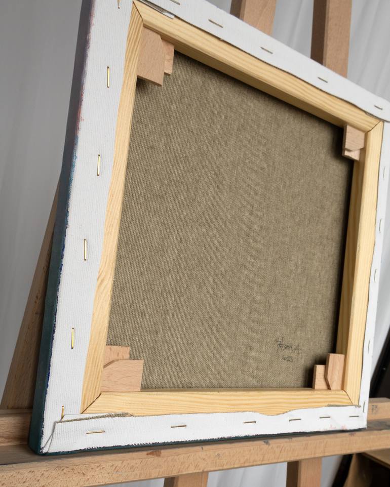 Original Abstract Landscape Painting by Adrienn Pécsek