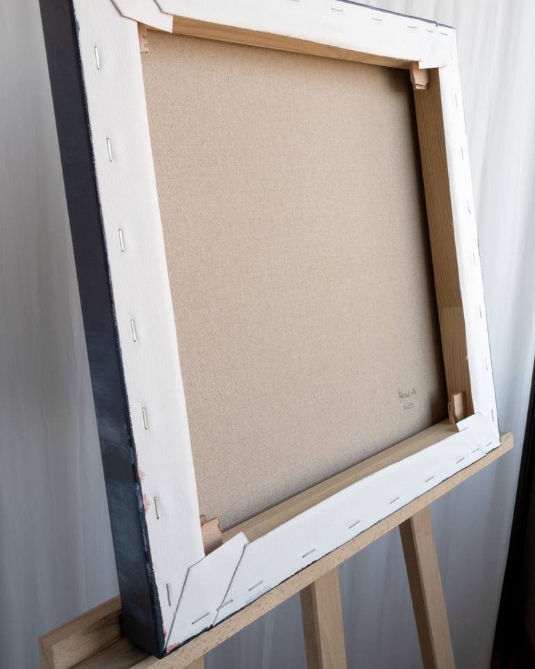 Original Abstract Seascape Painting by Adrienn Pécsek