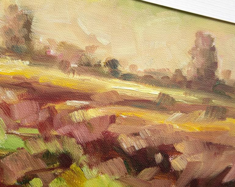 Original Impressionism Landscape Painting by Adrienn Pécsek