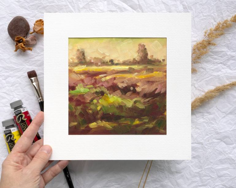 Original Landscape Painting by Adrienn Pécsek