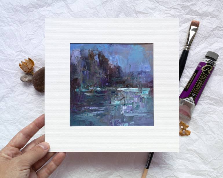 Original Abstract Nature Painting by Adrienn Pécsek