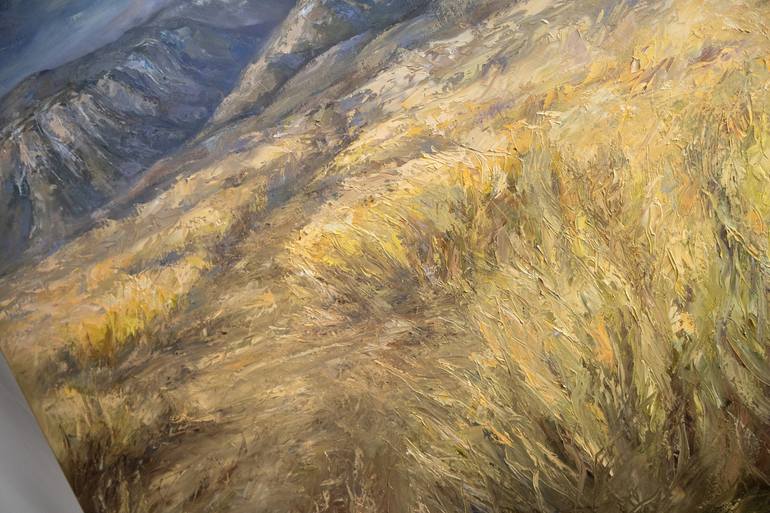 Original Impressionism Landscape Painting by Adrienn Pécsek