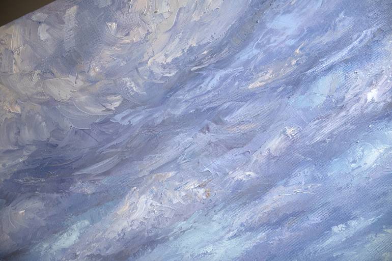 Original Impressionism Landscape Painting by Adrienn Pécsek