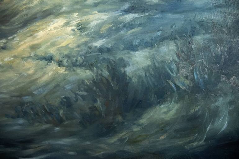 Original Impressionism Landscape Painting by Adrienn Pécsek