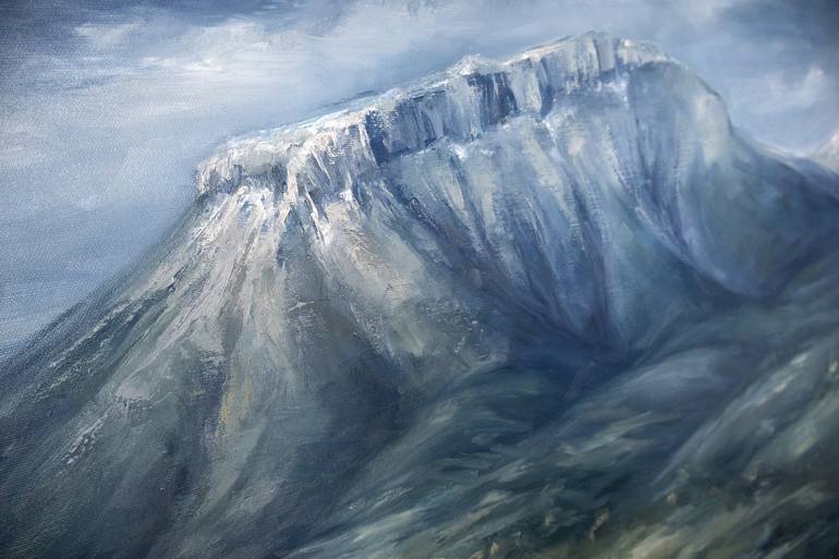Original Impressionism Landscape Painting by Adrienn Pécsek