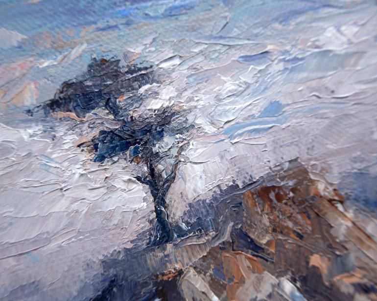 Original Impressionism Seascape Painting by Adrienn Pécsek