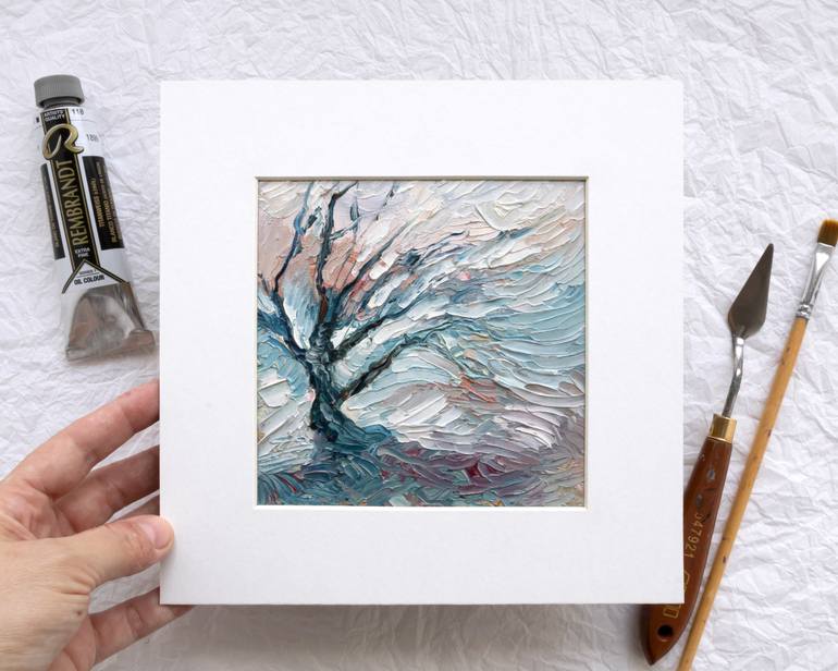 Original Abstract Nature Painting by Adrienn Pécsek