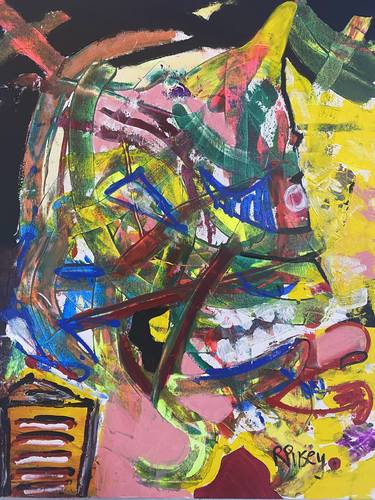 Original Abstract Expressionism Abstract Paintings by Richard Pusey