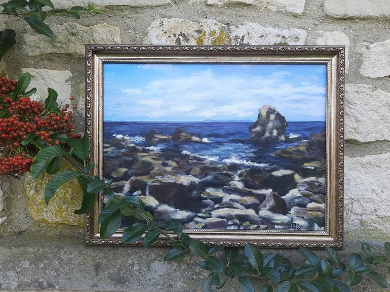 Original Realism Seascape Painting by Yevheniya Duka